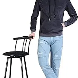 van dsl Velvet Designer Hoodie – Luxe Comfort Meets Chic Style | Premium Velvet, Regular Fit, Full Sleeves, Kangaroo Pocket-picture-11