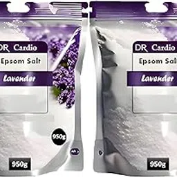 Dr Cardio Epsom Bath Salt for Foot and Body Pain Relief, Muscle Pain, Stress Relief (1.9kg, Lavender)-picture-52