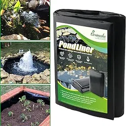 Sinimaka Pond Liner 20 x 33 Ft, HDPE Durable Pond Liners for Outdoor Ponds, Preformed Pond Skins for Fish Pond, Koi Pond, Water Garden, Waterfall, Fountain-picture-46