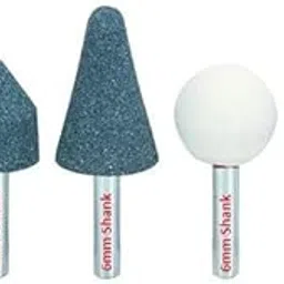 AASONS Abrasive Polish Mounted Stone Set Assorted Grinding Burr Wheel Shank 1/4" Grinder Tools (6mm Shank)-picture-11