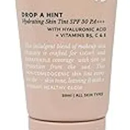 Akind Drop A Hint Hydrating Skin Tint SPF 30 PA+++ for Dewy Skin with Sun Protection & Enriched with Hyaluronic acid & Vitamins B5, C & E - 150 Honey (30 ml)-picture-54