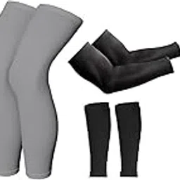 vrugra Combo Leg,Calf and Arm Sleeve for Men Women-picture-17