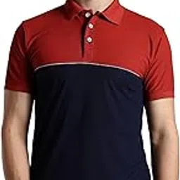 Men's Polo T-Shirt | Regular Fit Short Sleeve Shirt with Collar | Solid Color Casual & Sport Polyester Top for Men | Machine Washable-image-70