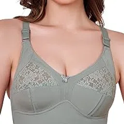 maroon 433 Long Lasting M Frame Non-Wired Non-Padded Seamed Full Coverage T-Shirt Bra-picture-34