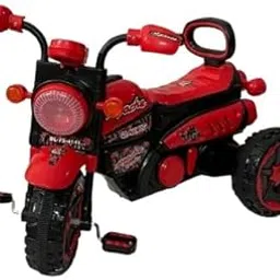 SMILEYTOYS - Kids Best Tricycle for Ages 2-5 Years, Ride-on Toy, Light & Music- Attractive Designs Kids 2-5 Years Apache Theme Rideon (Multicolor) Pack of 1-image-17