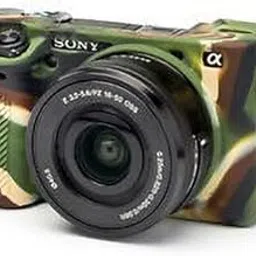 Silicon Cover Protective Camera case Cover Compatible for Sony A6300/A6400- Army Green-picture-34