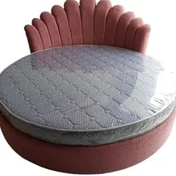 Imagine Sleep Mattresses Dream Solutions USA Round Foam Mattress, 80" Diameter, 8" Height, High Density Polyurethane Foam, Quilted Cover-picture-36