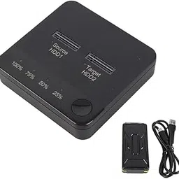 M.2 SSD Duplicator, Hard Drive Cloner Dual Bay and Dock Offline 1Gbps Reading Writing USB C to SATA Docking Station for B Key B M Key Old SSD Data Transmission-image-83