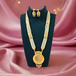 jsmorison Jewlery Set | Moti Pearl Necklace Set – Radiance and Style Combined for Women, Perfect for Festive Occasions-picture-49