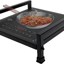 Steel Induction Stand – Heavy Duty Strong 4-legs Table with Anti-Slip Feet Pads – Space Saving Design Induction Stand for Kitchen – Multi Purpose for Home, Office, Hostel-picture-21