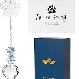 Pet Memorial Suncatcher, Dog Memorial Gifts, Pet Loss, Pet Sympathy, Thoughtful Dogs and Cats Remembrance, Bereavement Gifts-picture-19