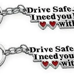 ajs Drive Safe Metal Keychain | Perfect Birthday, Anniversary, Valentine Gift for husband Men Boyfriend-picture-10