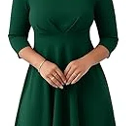 ameeza Women's Plus Size Stretch-Knitted Homecoming Dresses-picture-56