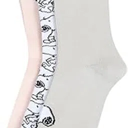 Women Printed Crew Length Socks - Pack of 3(Multicolour_FS)-image-82