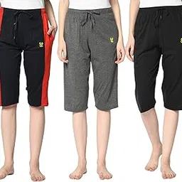 mack jonney Regular Fit Women Capris(Pack of 3-MACK632124)-picture-16
