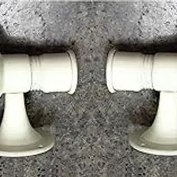 FAPBADRI 1 Pair of Curtain Bracket with Heavy Support for Window/Door, Screws & Wall-Plugs Included (Ivory)-picture-22