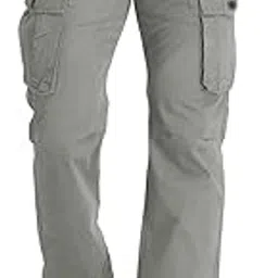 reoutlook- the fashion connect REOUTLOOK Durable 6-Pocket Fixed Waist Cargo Pants for Men - with Secure Cargo Pockets-picture-39