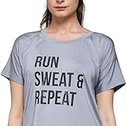 mkh Women Dri-Fit Gym T-Shirt | Breathable Activewear for Workout, Running & Yoga | Lightweight Poly-Spandex Sports Top/MKHWT-17026-picture-34
