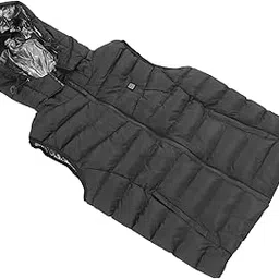 Electric Heating Vest, Three Level Temperature Adjustment Waterproof Washable Heated Vest for Hiking (XXL)-picture-55