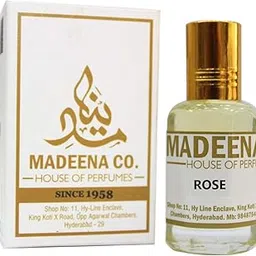 MADEENA CO. Rose 6Ml; Real & Natural Attar; Best Attar For Men and Women; 100% Alcohol Free & Long Lasting Attar.-picture-41