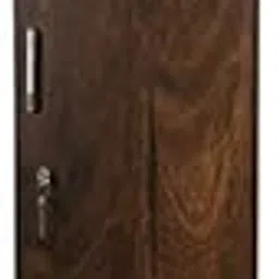 Engineered Wood Quality Single Door Wardrobe with one drawerAlready Assembled (Size 72x 18x 17 inches H,L,W) (Wardrobe (Brown))-image-16