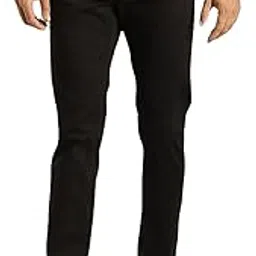 indian terrain Men Solid Black Trousers-picture-18