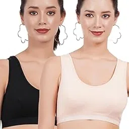 figure fit Black, Skin Seamed Non Padded Sports Bra-picture-14