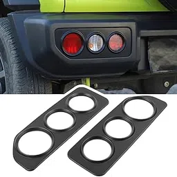 Tail Light Cover Rear Taillight Guards Lamp Protector for Suzuki Jimny JB64 JB74 2019 2020 2021 2022 2023 2024 Exterior Accessories (Black)-picture-28
