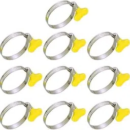 HOKIPO® Adjustable Stainless Steel Hose Clamp, 1.25 inch, Pack of 10-picture-33