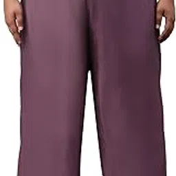 Women Mid Rise Shantung Strechable Parallel Pants | Shantung Parallel Pants | Regular Fit Trousers-image-27