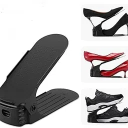 tgopit Shoe Slots Organizer 6 Pack,Adjustable Shoe Stacker Space Saver, Double Deck Shoe Rack Holder Shoe Stack for Closet Organization Shoe Sandals Footwear Organizer Space Saver Rack(Multi)-picture-18