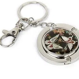 trendynest TRENDYNEST® 2Xhandbag Hook Hanger Bag Holder Butterfly Pattern with Key Ring | Womens Handbags & Bags | Handbag Accessories-picture-37