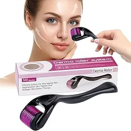 Derma roller 1.00 mm With 540 Titanium Alloy Needles | Promotes Beard Growth & Reduces Acne Scars | Safe & Effective To Use-image-5