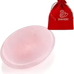 Swanery Gemstone, Positive Energy, Feng Shui Decor, Bonsai, Crystals and Healing Stones, Room Decor Stone, (Rose Thumb | WorryStone)-picture-12