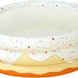 SECRET DESIRE™ Inflatable PVC Swimming Pool Thick Kids Wading Pools for Beach Backyard Kids Round 90Cm-picture-27