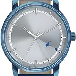 fastrack Men Style Up Silver Dial Leather Strap Analog Watch for Guys-NS3278QL01/NT3278QL01-picture-41