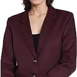 rocksy Black Smart Casual Formal Blazer for Female, Regular Fit Stylish Blazer for Women-picture-13