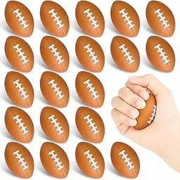 10Pcs, Football Stress Balls, Mini Foam Footballs Bulk for Stress Relief, Football Party Favors and Decorations, Football Themed Party Supplies, 4x3 cm Squeeze Toys for Kids and Adults-picture-50