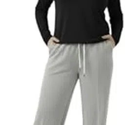 volex Women’s Top & Jogger Set | Stylish Co-Ord Set for Women |Top & High Waist Jogger Pants Set for Ladies | Stretchable Cotton Gym Wear, Activewear & Loungewear Tracksuit|women top jogger set-picture-16