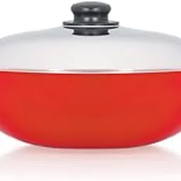 PREMIER Non Stick Kadai with Stainless Steel lid (30 CM) image 1