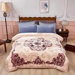 Bezzilish Home Extra Soft Double Layered Blanket for Heavy Winters Floral Blanket Double Bed for Winter,Soft Kambal for Comfort & Warmth-picture-17