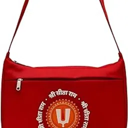 Red Shri Ayodhya Dham Sling Bag – Shri Sita Ram Printed Travel & Temple Shoulder Bag for Men & Women-picture-43