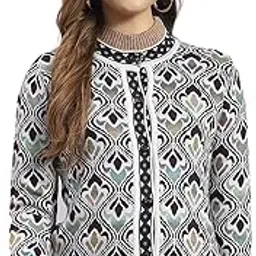 monte carlo Womens Self Design Round Neck Full Sleeve Wool Blend Casual Sweater (1239592RN)-picture-33