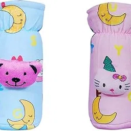 Cartoon Plush Bottle Covers|Waterproof Feeding Bibs|Silicone Fruit Nibbler Teether|Toothbrush + Unicorn Teether|Wheel Teether + Baby Care Set-picture-25