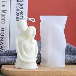Vedini Candle Mold Making Couple Candle Molds Valentine's Day Couple Hug Silicone Mold Code 125-picture-10