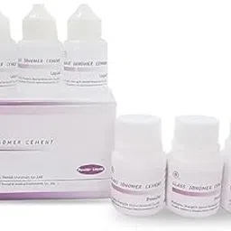 DENTGIST Glass Ionomer Cement GIC - Pack of 3 Bottles Powder + 3 Bottles Solution | Radio Opaque, Strong Bonding, Dental Material for Restorative Procedures, Ideal for Clinics-picture-20