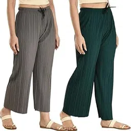 kbnbj Women's Lycra Palazzo Pants, Stretchable & Comfortable, Free Size-picture-13