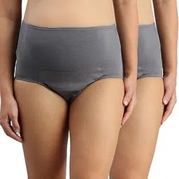 morph maternity | Maternity Hygiene Panties for Women | Hygiene Anti-Bacterial, Anti-Microbial & Moisture Wicking | Full Coverage Panties | Soft Comfy Cotton | Pack of 2 image 1