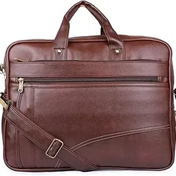 rutendo Brown Laptop Messenger Bag For Men & Women Daily Uses Waterproof Messenger Bag (Brown, 30 L)-picture-17