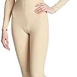 Enakshi® Womens Scoop Neck Long Sleeve Unitard Bodysuit Dance Costume L beige|Clothing, Shoes & Accessories | Costumes, Reenactment, Theater | Costumes | Women-picture-19